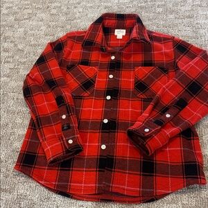 Crewcuts Red and Black Plaid Shirt